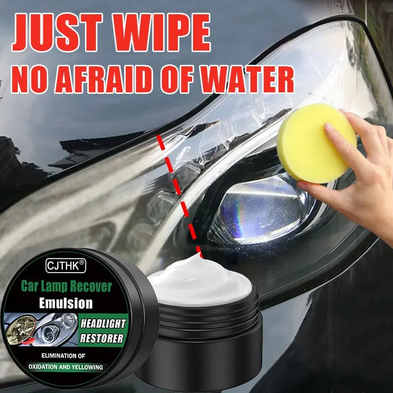 Car Headlight Restoration Polishing Kit Scratch & Oxidation Remover
