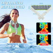 Reusable Cooling Ice Pack Neck Scarf Wrap with Adjustable Straps for Outdoor Activities