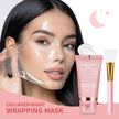 Korean Collagen Overnight Wrapping Peel Off Facial Mask Moisturizing Hydrating Brightening Skin Care Mask