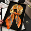 Women’s Printed Square Hair Scarf for Neck and Bag Styling
