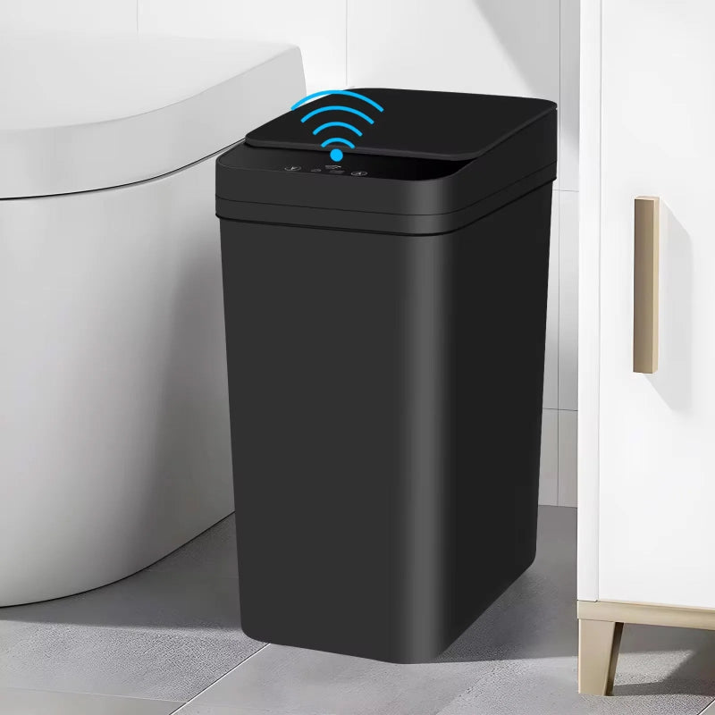 12L Smart Motion Sensor Trash Can with Automatic Lid – Touchless Waste Bin for Bathroom & Kitchen