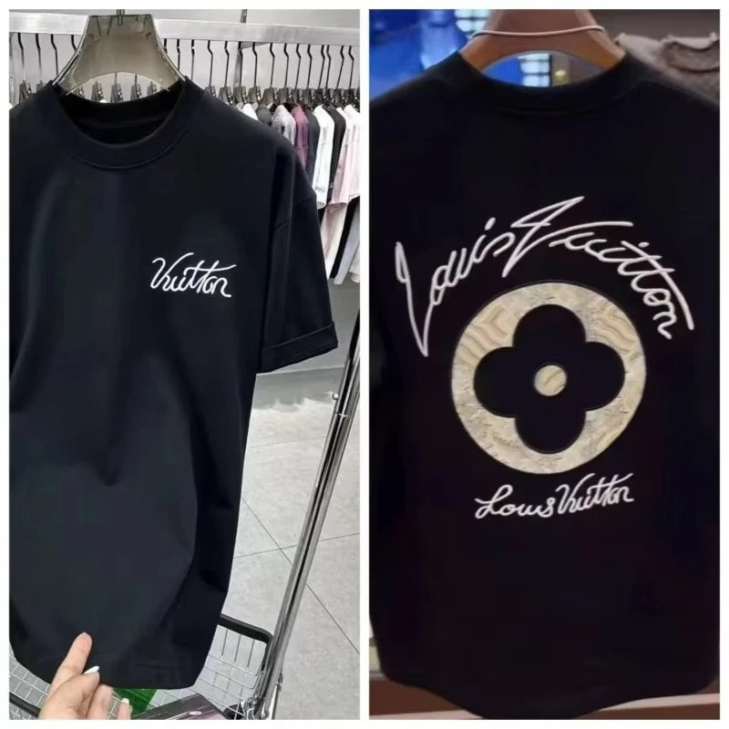 Louis Vuitton Graphic T-Shirt – Stylish Louis Vuitton Flower Logo Design