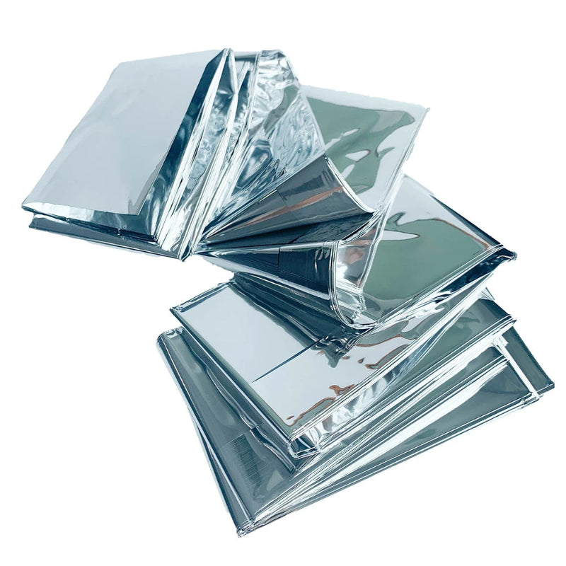 Rhino Rescue Emergency Mylar Blanket 1.6x2.1m Thermal Survival Blanket for Outdoors & Hiking