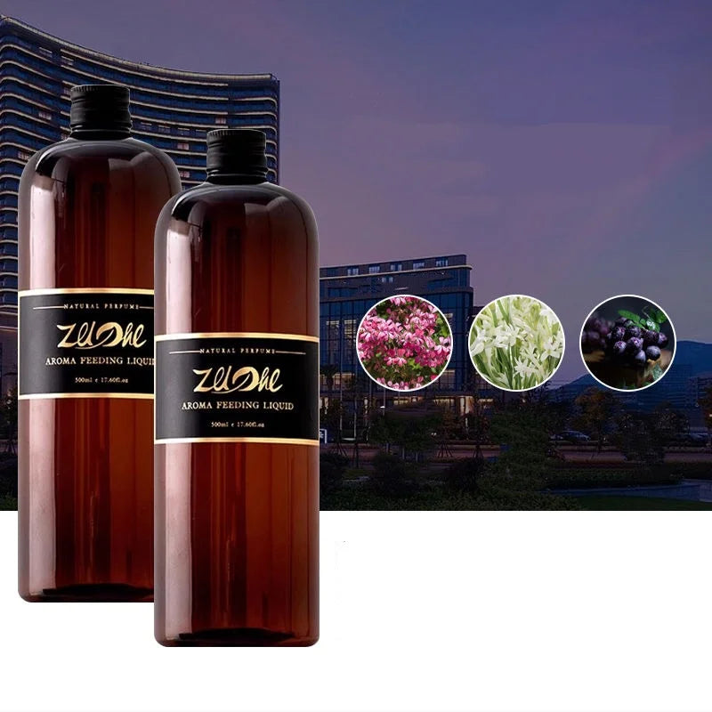 500ml Five-Star Hotel Fragrance Oil Perfume, Long Lasting Natural Fresh Scent Deodorizer for Home & Hotel Use