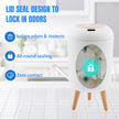 Automatic Smart Trash Can with Lid – Small Plastic Motion Sensor Waste Bin for Bedroom, Bathroom & Kitchen