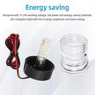 12V/24V Waterproof LED Marine Boat Navigation Light 180° Rotating Sailing Anchor Light