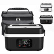 Wireless Electric Insulated Lunch Box 8000mAh Battery 60W Heating Food Warmer with 1L Stainless Steel Container