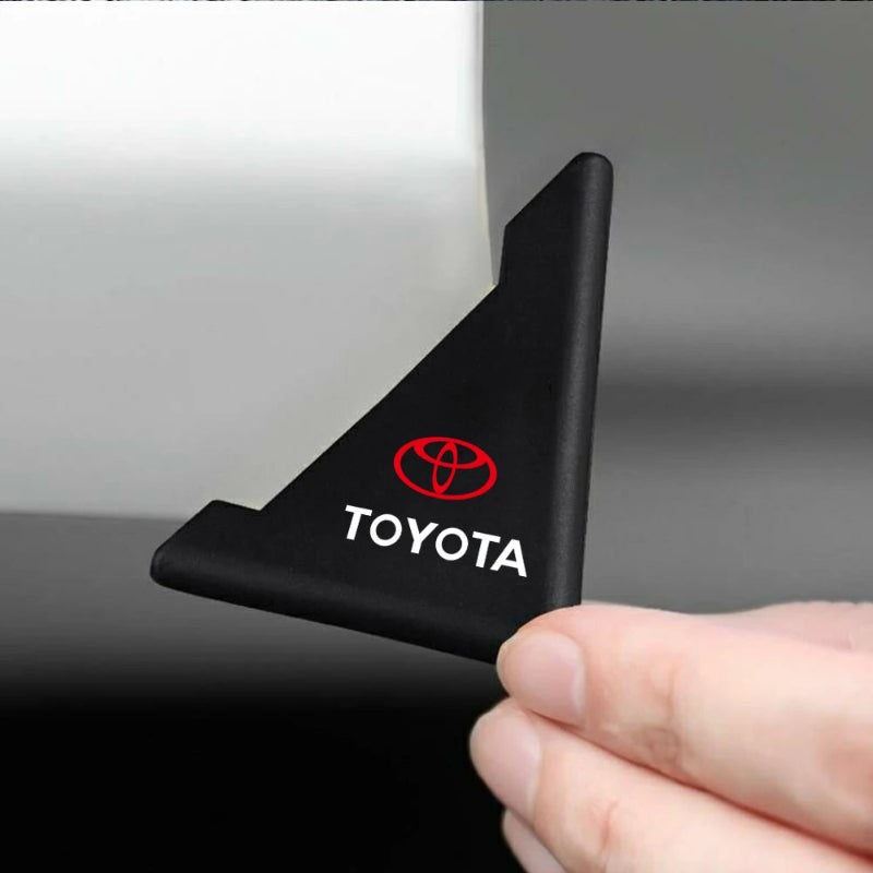 2Pcs Silicone Car Door Corner Protector Sticker for Toyota CH-R Corolla RAV4 Prius Yaris Anti-Collision Guard Cover