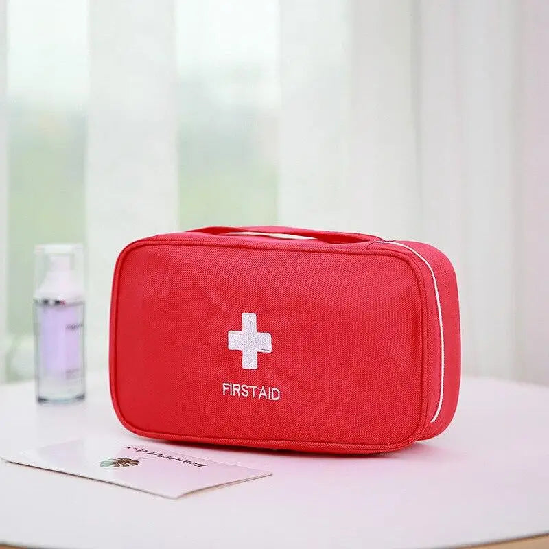Portable Medium First Aid Pouch Empty Medical Supply Bag for Car Emergency and Survival Kits