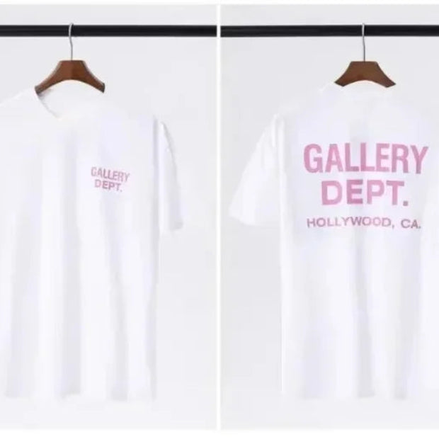 GALLERY DEPT. Hollywood CA Graphic Short Sleeve T-Shirt – Black & White