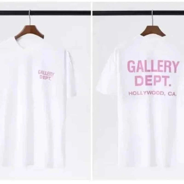 GALLERY DEPT. Hollywood CA Graphic Short Sleeve T-Shirt – Black & White
