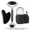 Optional 1Pcs 2Pcs 3Pcs Ice Face Roller Gua Sha Tool Set Portable Household Facial Massage Skin‑Care Accessory