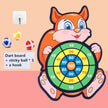 Montessori Cartoon Animal Dart Board Sticky Ball Game for Kids 2-4 Years Educational Interactive Toy Baby Family Indoor Activity