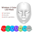 Forever Lily Wireless 7 Color LED Mask Touch Button 60×3 LEDs Photon Facial Beauty Mask