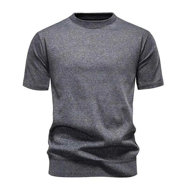 Men's Knit Pullovers Short Sleeve Sweater Knitted Tops Casual Knit Tee Shirts Crewneck Solid Color Ribbed Knitwear