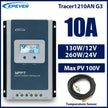 EPEVER MPPT Tracer Solar Charge Controller 10A 20A 30A 40A 12V/24V Battery Regulator