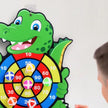 Montessori Cartoon Animal Dart Board Sticky Ball Game for Kids 2-4 Years Educational Interactive Toy Baby Family Indoor Activity