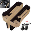 1 Set PU Leather Car Seat Gap Storage Box Universal Organizer