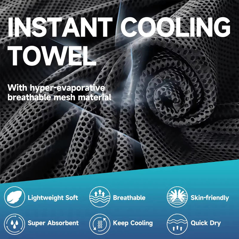 Breathable Cooling Towel Ultra Soft Microfiber Sports Towel for Outdoor Activities