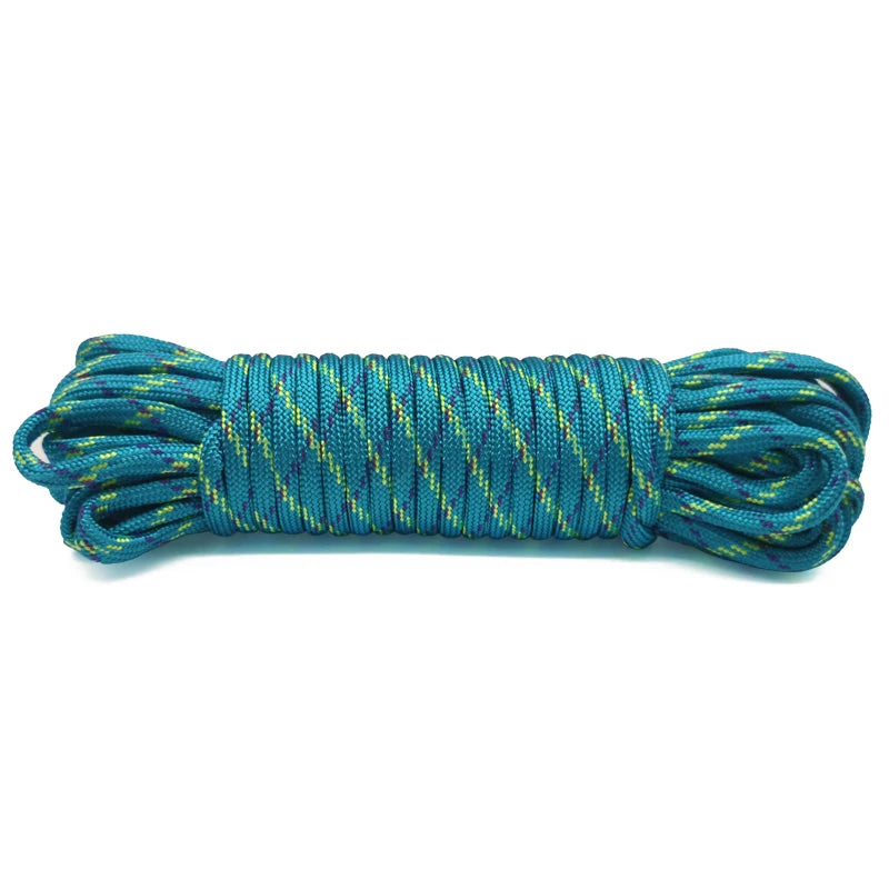 550 Paracord Rope 4mm 7-Core Survival Cord 5m/15m/30m Outdoor Camping Hiking Utility Rope