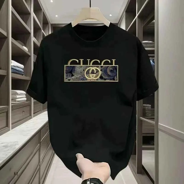 2026 The Latest Summer Men's and Women's Printed T-shirt Pure Cotton Harajuku Designer Classic Breathable Oversized T-shirt
