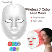 Forever Lily Wireless 7 Color LED Mask Touch Button 60×3 LEDs Photon Facial Beauty Mask