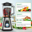 BioloMix 1300W Smoothie Maker with 1.5L Glass Jar, Personal Blending Bottle and US Plug