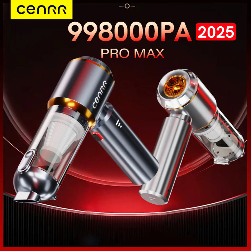 CENRR New Mini Car Vacuum Cleaner 998000Pa Powerful Portable Handheld Vacuum & Blower