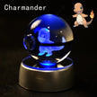 3D Pokémon Crystal Ball 5cm with Multicolor LED Base