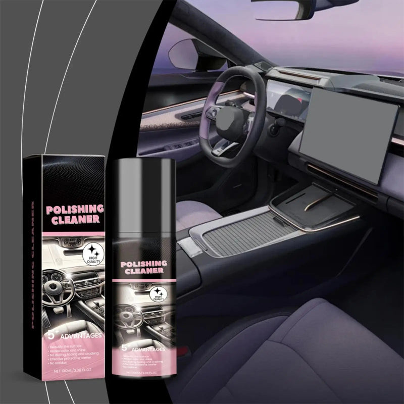 Car Interior Polish & Cleaner Spray 100ml All-Purpose Detailer