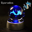 Potdemiel 3D Pokémon Crystal Ball 5cm with LED Lamp Base