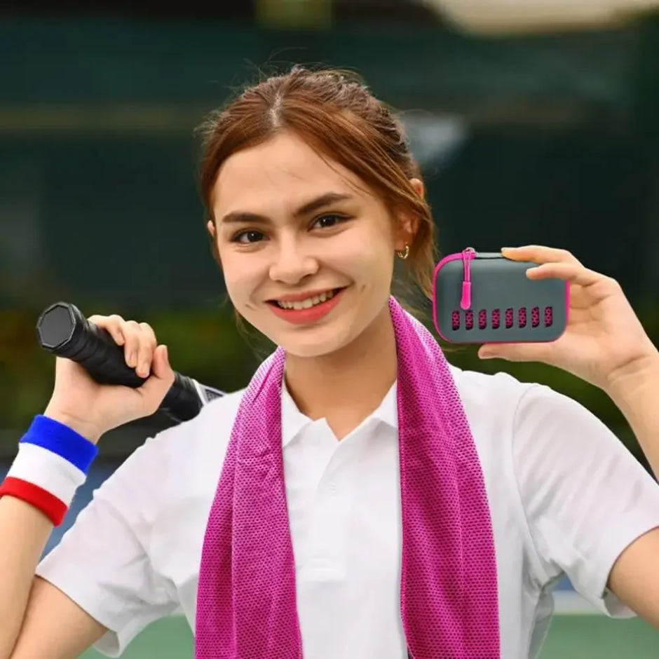 30×80cm Cooling Sports Towel with EVA Case