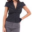 Cute Button-Up Short Sleeve Shirt