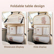 Car Seat Back Organizer Rear Hanging Storage Bag with Table Tray