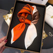 Women’s Luxury Print Neckerchief Scarf for Hair Neck and Handbag