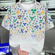 2026 New Style Men's Casual Trendy Fashion Short-Sleeved T-Shirt Classic Round-neck T-Shirt Colorful Print Letters Summer Shirt