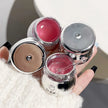 D&Xi Peach Little Silver Jar Lip Balm – Moisturizing Lip Care Jelly with Hydrating Lip Gloss Finish
