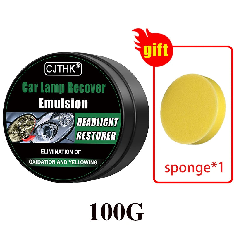 Car Headlight Restoration Polishing Kit Scratch & Oxidation Remover