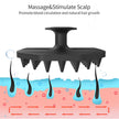 Shampoo Brush Silicone Scalp Massager – Soft Hair Washing Brush for Deep Cleaning