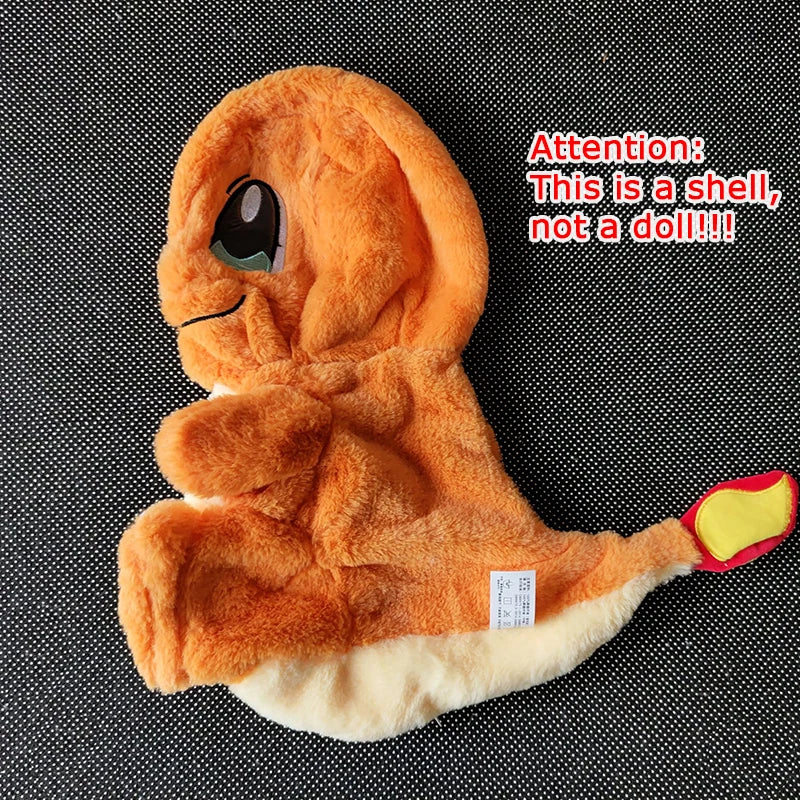 Charmander Plush Toy & Shell Options - 35cm–80cm