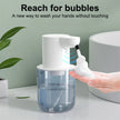 400ML Automatic Foam & Gel Soap Dispenser – 4-Level Infrared Sensor Touchless Pump, IPX5