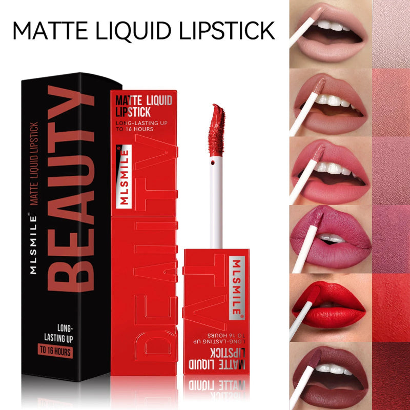 MLSMILE 6 Colors Moisturizing Lip Gloss – Pearlescent Mirror Nude Lip Stain with Natural Lip Oil