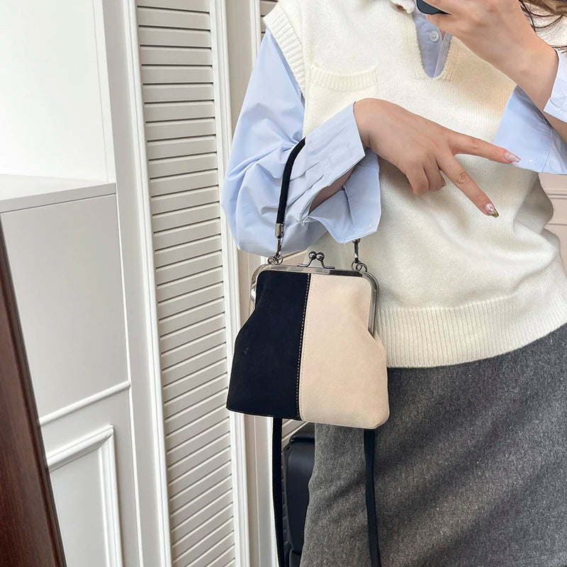 Women’s Two Tone Commuter Shoulder Bag