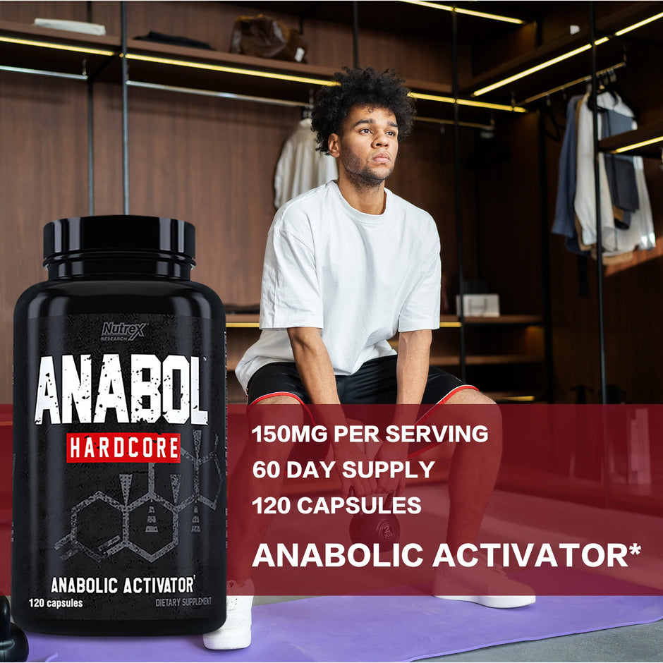 Nutrex Research ANABOL HARDCORE – 120 Capsules