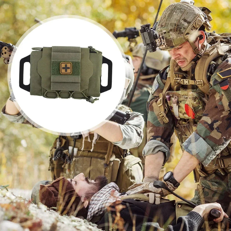 IFAK Tactical First Aid Kit MOLLE Medical Pouch Rapid Deployment Emergency Survival Kit