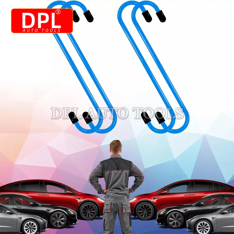 DPL Auto Tools Car Brake Caliper Hooks with Rubber Tips | Universal Brake Caliper Hanger Tool for Auto Repair