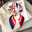 Women’s Printed Square Hair Scarf for Neck and Bag Styling