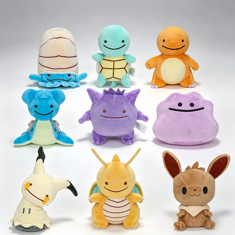 Pokémon Plush Toys – Charmander, Squirtle, Dragonite, Eevee & More