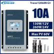 EPEVER MPPT Tracer Solar Charge Controller 10A 20A 30A 40A 12V/24V Battery Regulator