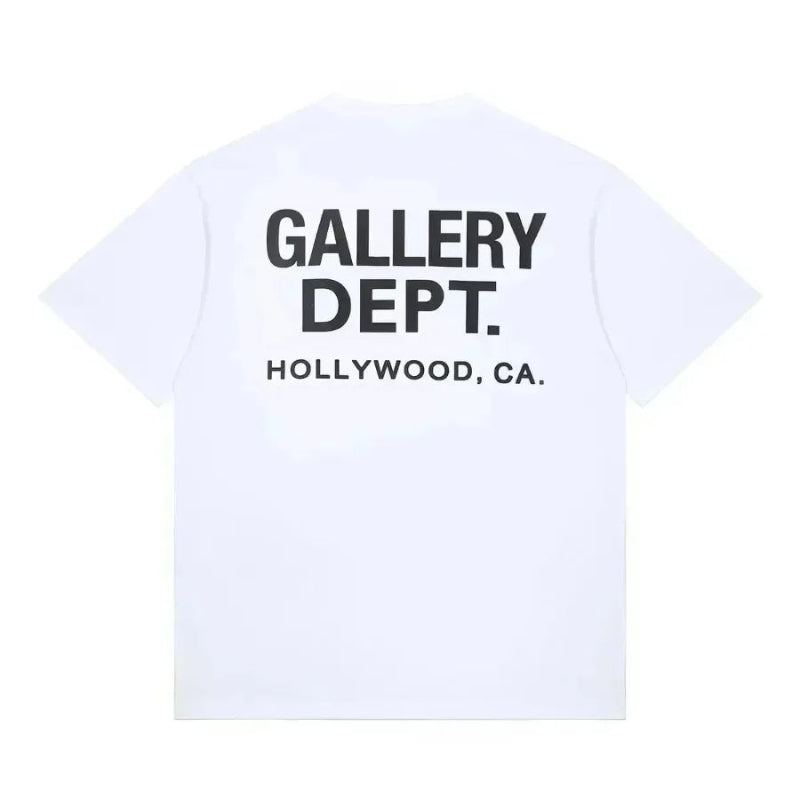 GALLERY DEPT. Hollywood CA Graphic Short Sleeve T-Shirt – Black & White